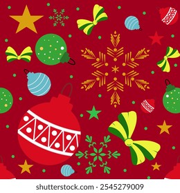  Merry Christmas pattern on red background,Christmas eve,Christmas time.