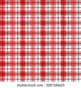 Frohe Weihnachten. Weihnachtsmuster. Nahtloses Muster. Weihnachtshintergrund. Tartan, Schottisch, Gingham, Plaid-Muster.