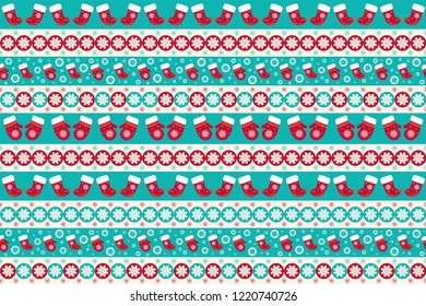 Merry Christmas pattern seamless. Christmas wallpaper. Endless texture for gift wrap, wallpaper, web banner background, wrapping paper and Fabric patterns.