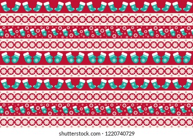 Merry Christmas pattern seamless. Christmas wallpaper. Endless texture for gift wrap, wallpaper, web banner background, wrapping paper and Fabric patterns.