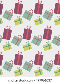 Merry Christmas pattern. Template for Greeting cards, Congratulations, Invitations. Vector illustration