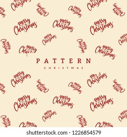 Merry Christmas Patterns Dark Red