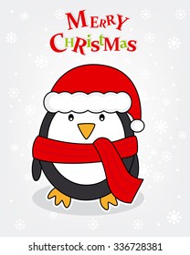 Merry Christmas. Penguin