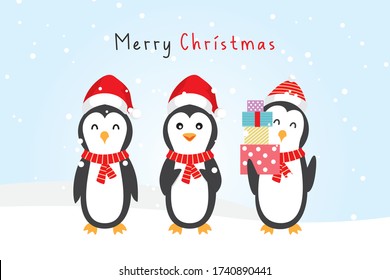 Family Snowman Christmas Background Stock Vector (royalty Free) 144755641