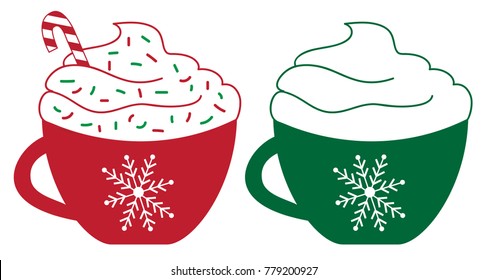 Merry Christmas Peppermint Coffees