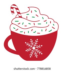 Merry Christmas Peppermint Latte