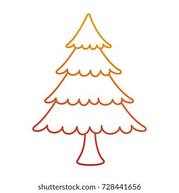merry christmas pine tree