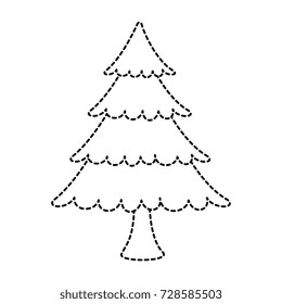 merry christmas pine tree