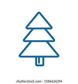 merry christmas pine tree icon vector illustration design