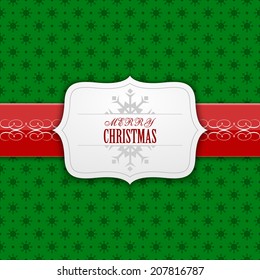 Merry Christmas postcard