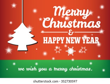 Merry Christmas postcard