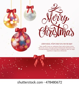 Merry Christmas Postcard Design