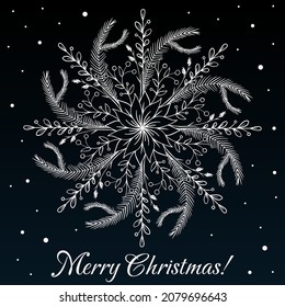 merry christmas, postcard, holiday signboard, snowflake, snow, new year, flyer, advertisement, happy new year, christmas card