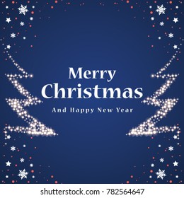Merry Christmas Poster Christmas tree