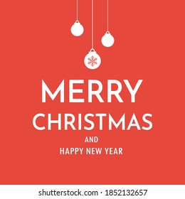 Merry Christmas poster. Merry Christmas vector text. Merry Christmas lettering design card template.