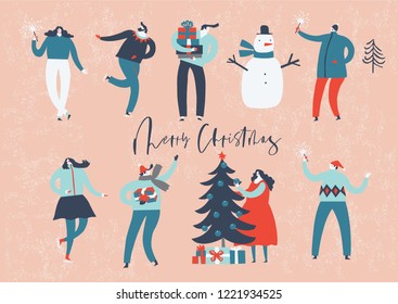 Merry Christmas. Print Design