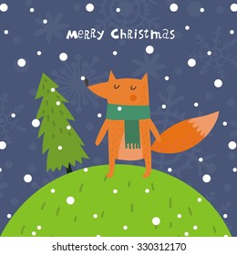 merry christmas print design