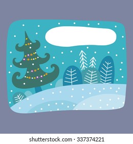 merry christmas print design