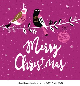 Merry Christmas. Print Design