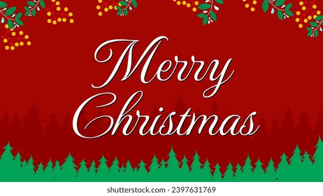 Merry Christmas Promotion Poster or banner with red gift box and LED String lights for Retail,Shopping or Christmas Promotion in red, green and black style.