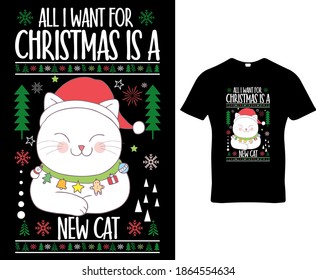 Merry christmas quote graphic custom typography t-shirt design template vector.Premium quality logo concept illustration.