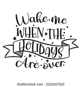 Merry Christmas quote for greeting cards. Vector.