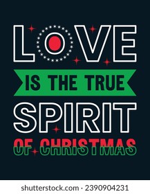 Merry Christmas Quotes T-shirt Design