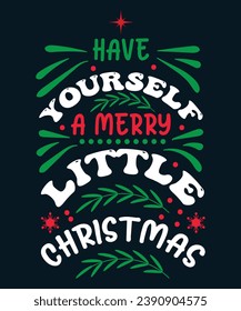 Merry Christmas Quotes T-shirt Design