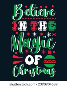 Merry Christmas Quotes T-shirt Design