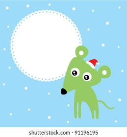 merry christmas rat
