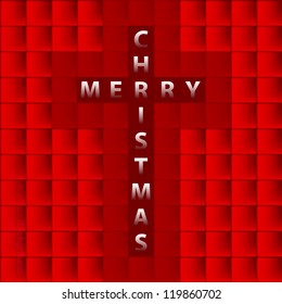 Merry Christmas red background