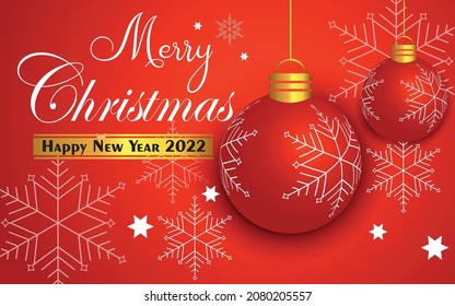 merry Christmas red background, vector art for web any background to use 