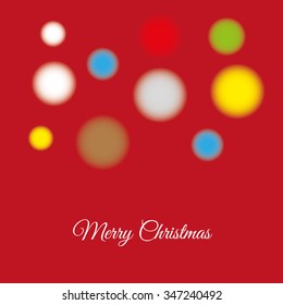 Merry Christmas red vector card, eps file available.