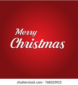 Merry Christmas Red and White