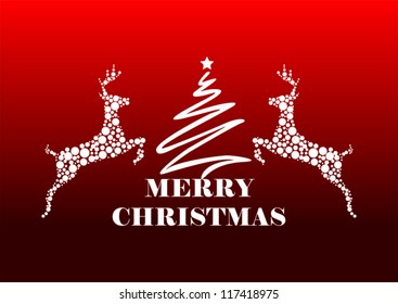 Merry Christmas and Reindeer