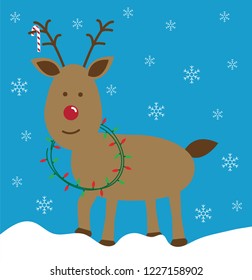 Merry Christmas Reindeer