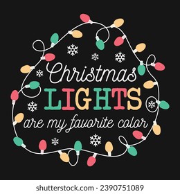 Merry Christmas Retro T-shirt Design