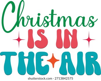 Merry christmas retro vector design, Christmas vector t-shirt designs