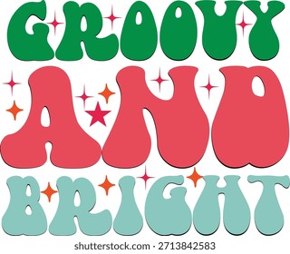 Merry christmas retro vector design, Christmas vector t-shirt designs