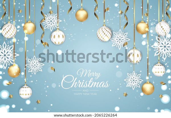 Merry Christmas sale banner template.\
Greeting card, banner, poster, header for\
website