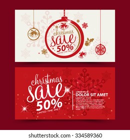  merry christmas sale design template