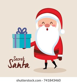 merry christmas santa character