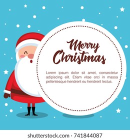 merry christmas santa character