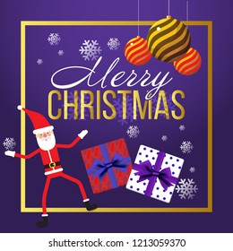 merry Christmas with Santa Claus