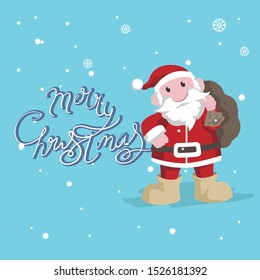 merry christmas and santa claus