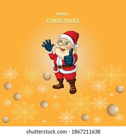 merry christmas with santa claus