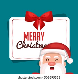 merry christmas santa claus character