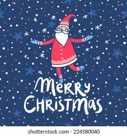 Merry Christmas Santa Claus greetings