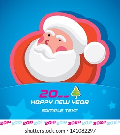 Merry Christmas Santa Claus New Year Stock Vector (Royalty Free) 141082297