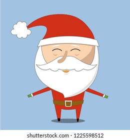 Merry christmas. Santa claus vector. Illustration 